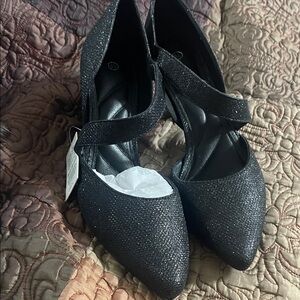 Sparkling Black Women's Heels
